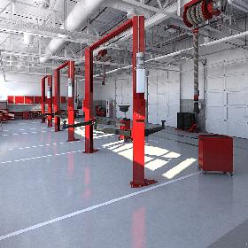 Car Service 3D model